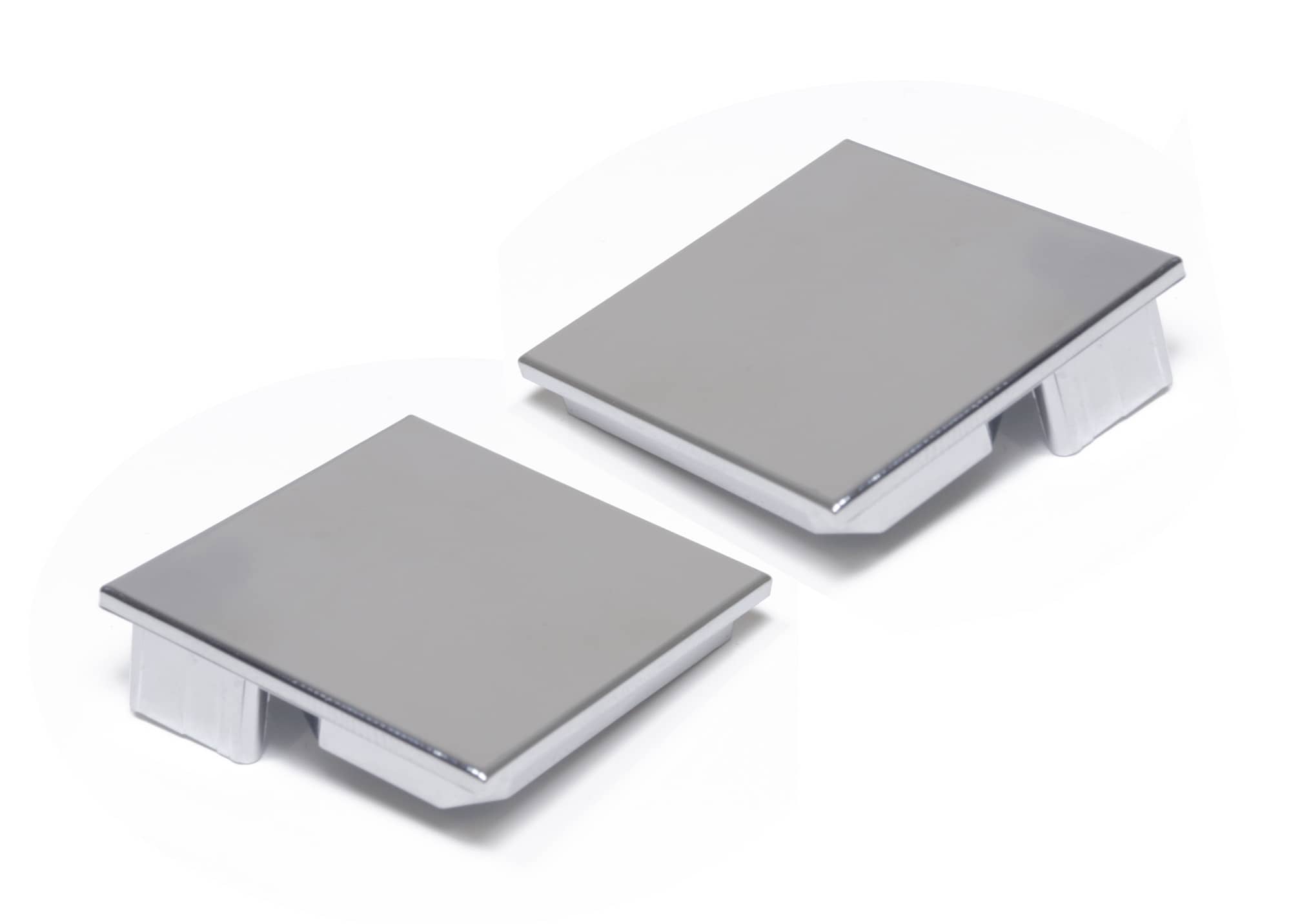 L&S Endkappenset Quattro Mini (2 Stück) chrom