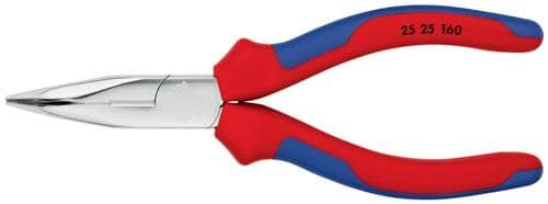 KNIPEX Flachrundzange L.160mm flachrund 40Grad gew.Comfort-Griff KNIPEX