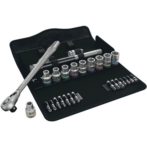 WERA Steckschlüsselsatz Zyklop Metal 28-tlg.1/2 Zoll SW 10-19mm Z.72 6KT WERA