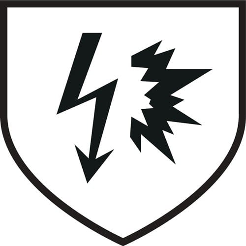 VOSS Elektrikerschutzschild glasklar,m.Helmhalterung 500x250mm