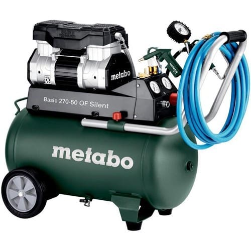 METABO Kompressor Basic 270-50 OF Silent 250l/min 10bar 1,5 kW 50l METABO