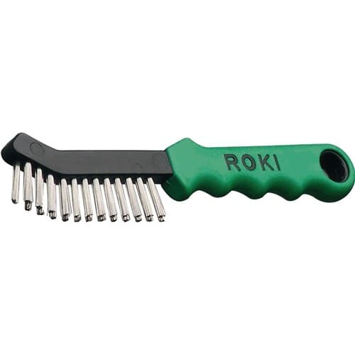 LESSMANN Drahtbürste ROKI® L.225mm 0,35mm VA 2-reihig LESSMANN