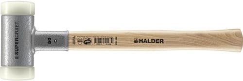 HALDER Schonhammer SUPERCRAFT L.370mm Kopf-D.50mm Hickory rückschlagfrei