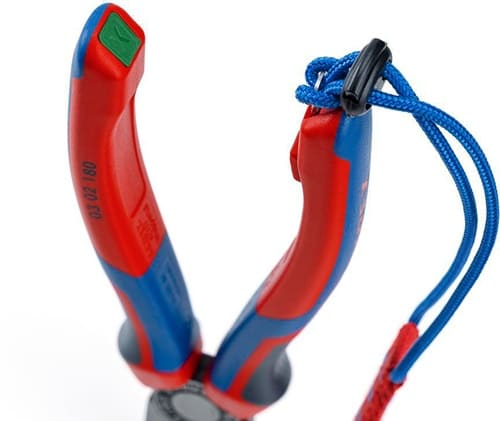 KNIPEX Kombizange L.180mm pol.Mehrkomp.-Hülle KNIPEX