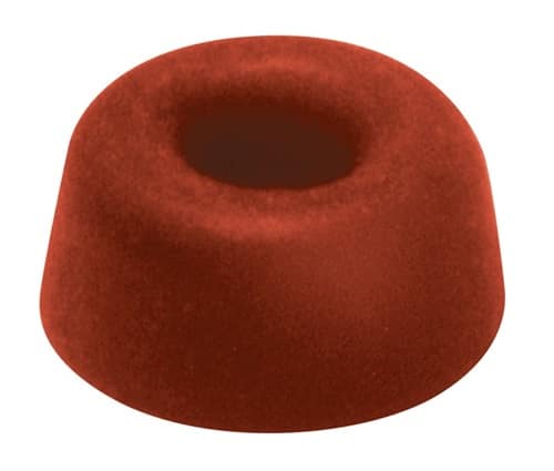 Klosettsitzpuffer D.21mm H.10mm Gum. rot