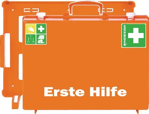 SÖHNGEN Erste Hilfe Koffer gr.MT-CD B400xH300xT150ca.mm orange SÖHNGEN