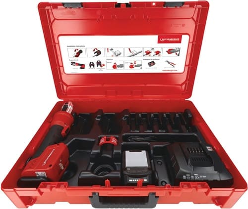 ROTHENBERGER Hybrid-Pressmaschine ROMAX NANO iJaw u.32 kN 0-108mm Grundgerät,Akku,Ladegerät
