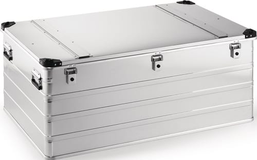 Nordwest Aluminiumbox L1192xB790xH515mm 415l m.Klappverschluss u.Stapelecken