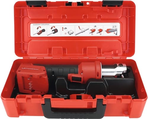 ROTHENBERGER Hybrid-Pressmaschine ROMAX NANO 32 kN 0-108mm Pressbacke iJAW TH 16,20,26mm,Akku