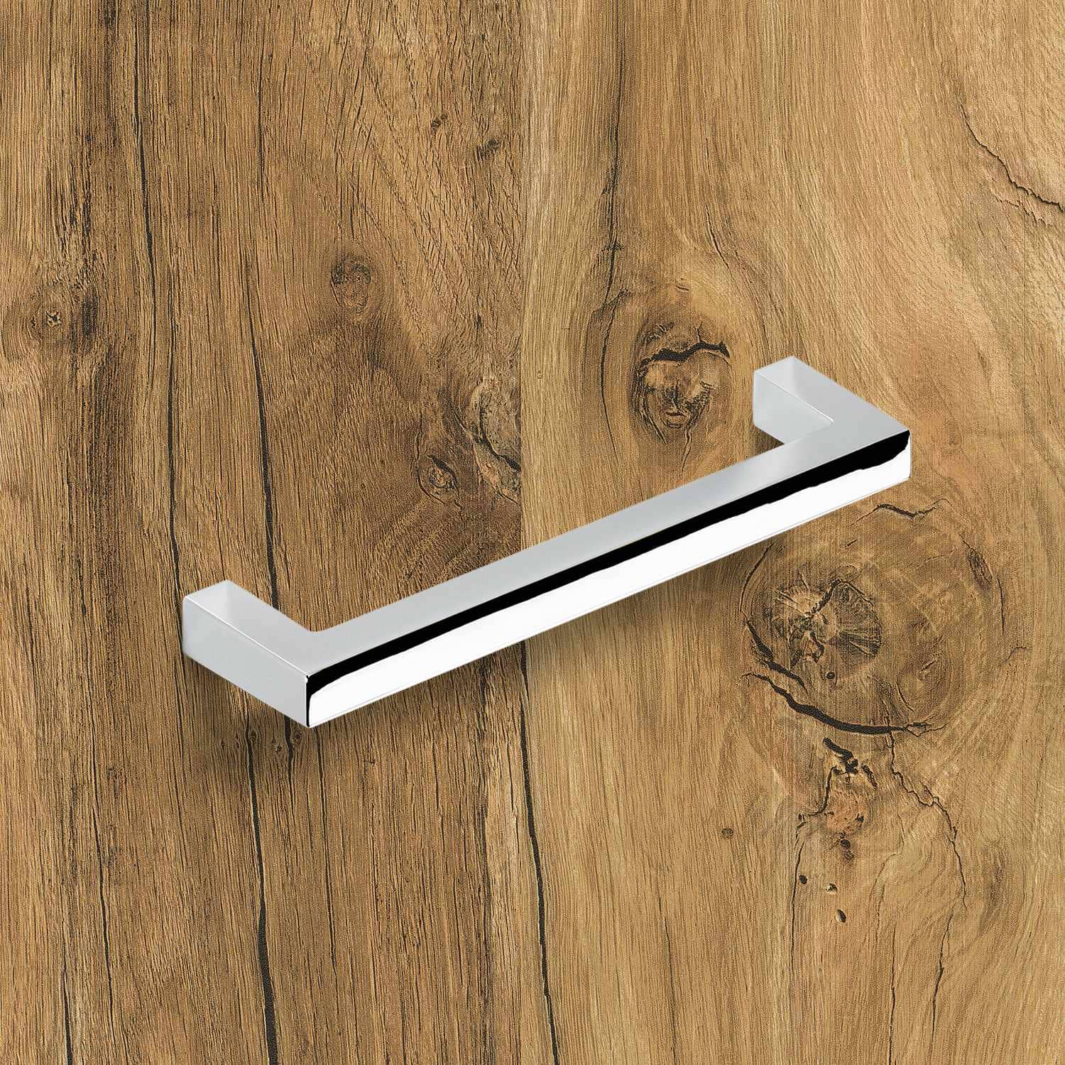 HETTICH Griff Tornea, •–• 192, L 202 mm, B 10 mm, H 32 mm, Verchromt glanz, 9112941