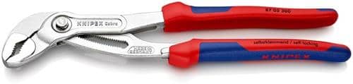 KNIPEX Wasserpumpenzange Cobra® L.300mm Spann-W.60mm verchr.Comfort-Griff KNIPEX