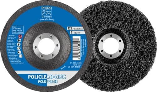 PFERD TOOLS Grobreinigungsscheibe POLICLEAN Ø125x13mm Bohr.22,23mm PFERD