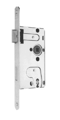 BKS Einsteckschloss (mechanisch) 0215, F-Stulp, nickelsilber