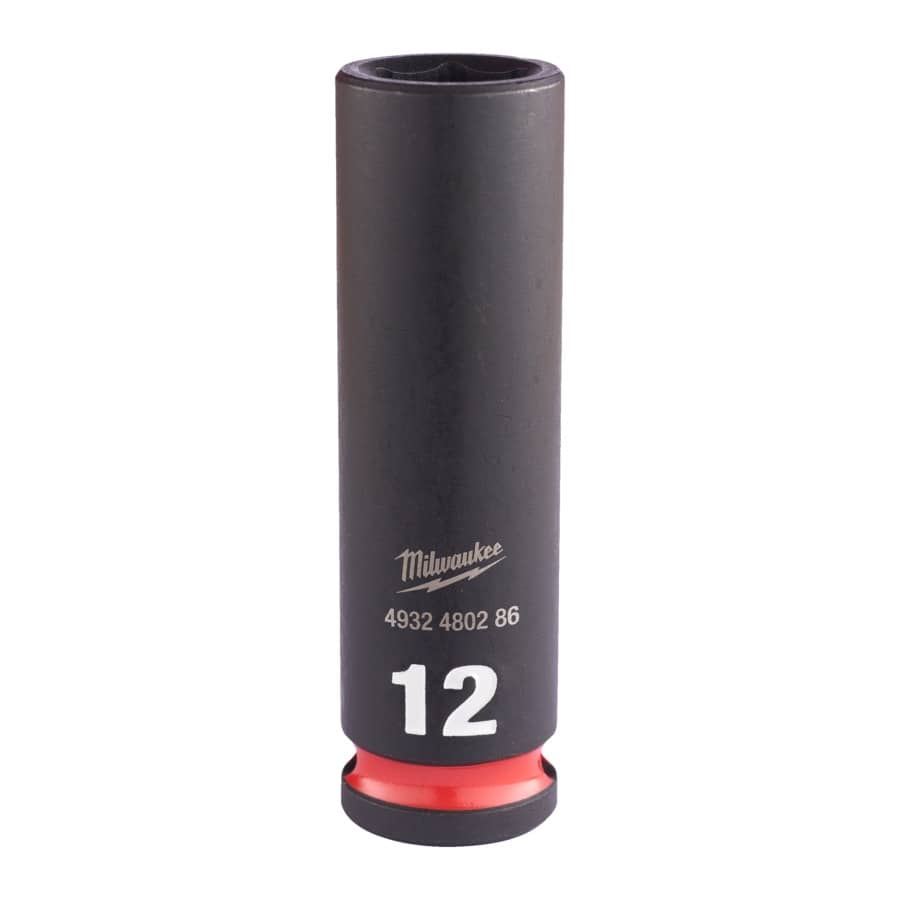 MILWAUKEE 12 x 65 mm SHOCKWAVE Schlagnuss 3/8" lang