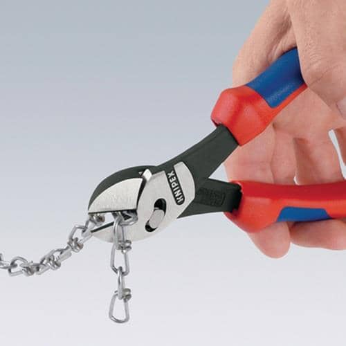 KNIPEX Hochleistungsseitenschneider TwinForce® L.180mm pol.Comfort-Griff KNIPEX