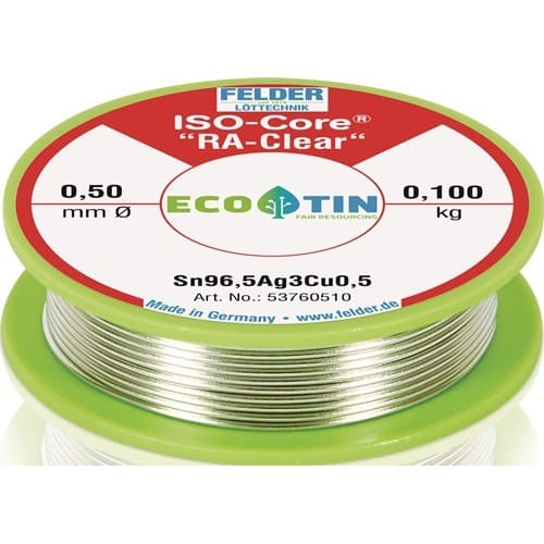 FELDER Lötdraht 0,5mm 100g Sn96,5Ag3,0Cu0,5 FELDER