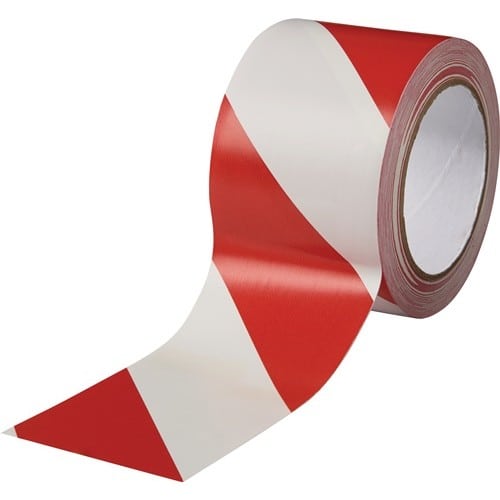 ROCOL Bodenmarkierungsband Easy Tape PVC rot/weiß L.33m B.75mm Rl.ROCOL