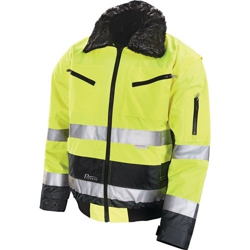 PREVENT Warnschutz-Pilotenjacke Gr.XL gelb/grau PREVENT