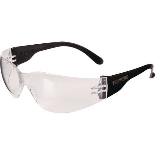 TECWERK Schutzbrille Daylight Basic EN 166 Bügel schwarz,Scheibe klar PC TECWERK