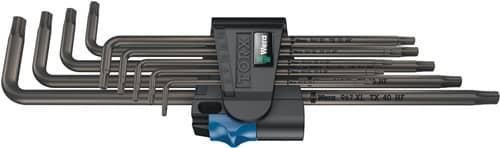 WERA Winkelschlüsselsatz 967/9 TX XL HF 1 9teilig m.Haltefunktion zinkphosphatiert