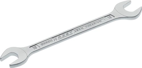 HAZET Doppelmaulschlüssel 450N 16x18mm L.205,7mm verchr.HAZET
