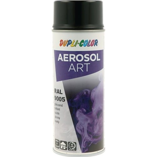 DUPLI-COLOR Buntlackspray AEROSOL Art tiefschwarz glänzend RAL 9005 400ml Spraydose