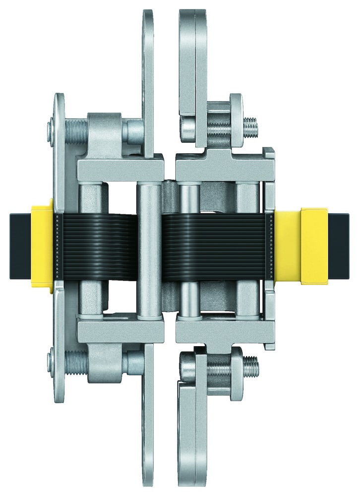 SIMONSWERK Verdecktliegendes Türband TECTUS® TE 527 3D Energy, edelstahloptik