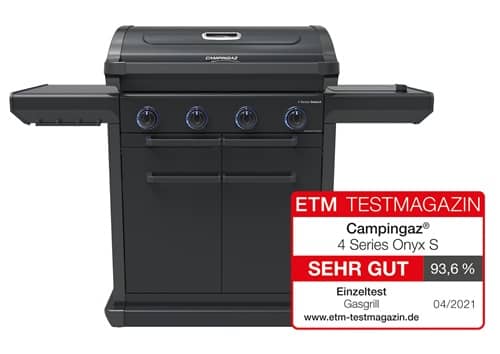 CAMPINGAZ Gasgrill 4 Series Onyx S 4 Blue Flame Power Brenner CAMPINGAZ