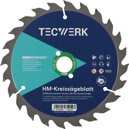 Handkreissägeblatt TECWERK