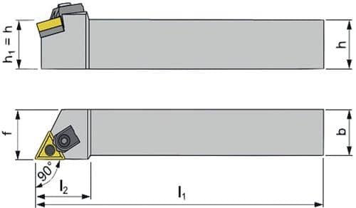 TECWERK Klemmdrehhalter MTJNR2020K16 re.vern.Außen TECWERK