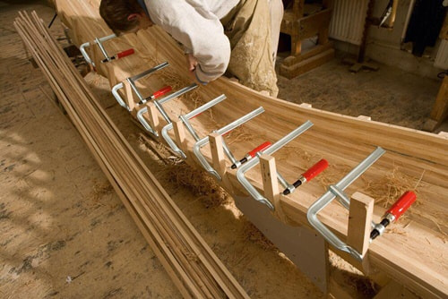 BESSEY Ganzstahlschraubzwinge GZ Spann-W.250mm A.120mm Holzgriff BESSEY