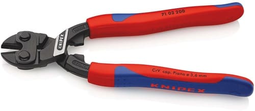 KNIPEX Kompaktbolzenschneider CoBolt L.200mm Mehrkomp.-Hülle ger.Form 0 o.Aussparung
