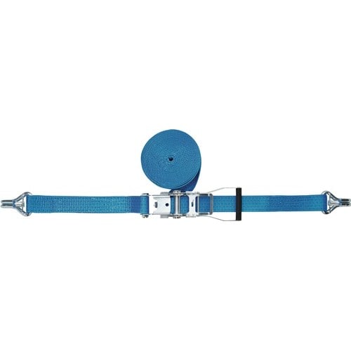 TECWERK Zurrgurt DIN 12195-2 L.10m B.50mm m.Ratsche+Spitzh.m.Sicherung LC U 5000 daN TW