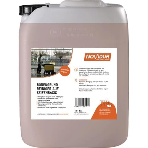 NOVADUR Bodengrundreiniger auf Seifenbasis 10,1kg Konzentrat Kanister NOVADUR