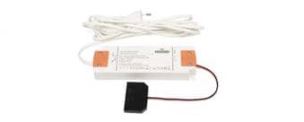 L&S Triac LED Konverter dimmbar DC 12V, 50W, 3m Anschlussleitung und 6-fach Verteiler