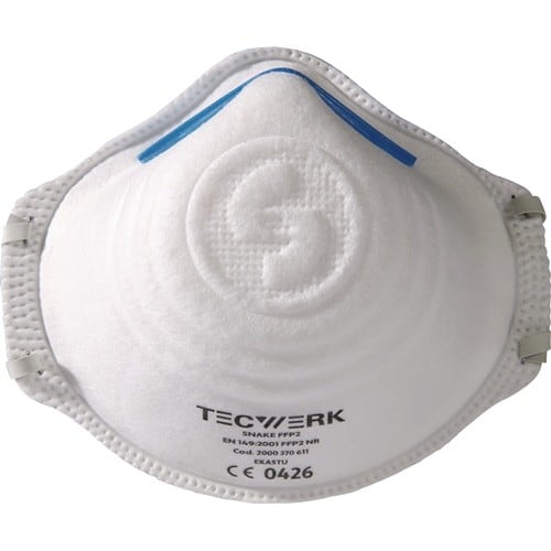TECWERK Atemschutzmaske Snake FFP2 o.Ausatemventil TECWERK