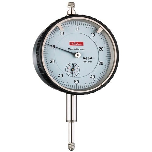 KÄFER Messuhr M2T B 10mm Abl.0,01mm Ziffernbl.beids.0-50-0 KÄFER
