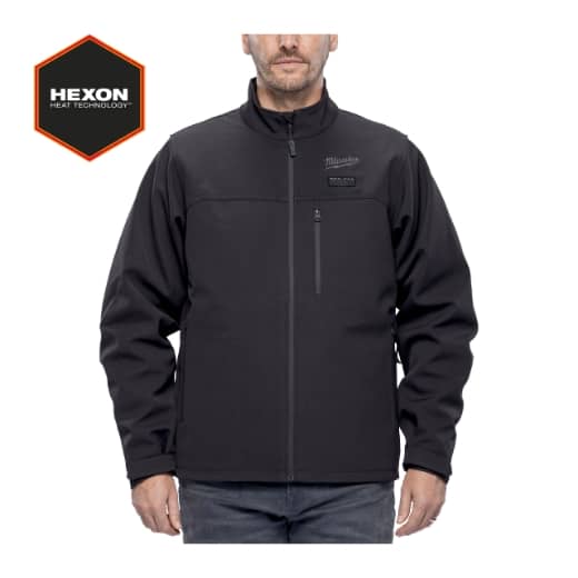 MILWAUKEE M12™ Akku-Heiz-Jacke Herren schwarz, ohne Akku u. Ladegerät Gr. XXXL