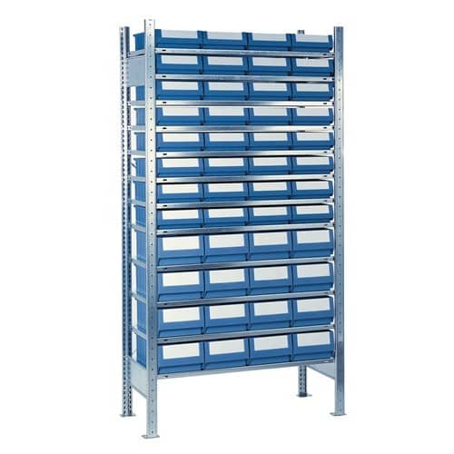 Steckregal H2000xB1000xT500mm Grundregal 12 Stahlböden 32 x 8,16 x 9