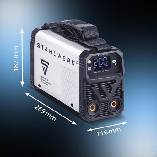 STAHLWERK Elektrodenschweißgerät ARC 200 MD Digital Einzelgerät m.Zub.STAHLWERK
