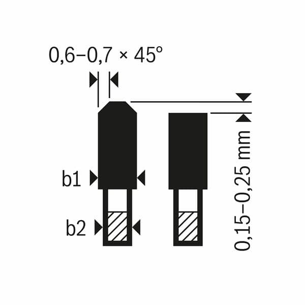 BOSCH Kreissägeblatt für Akkusägen Expert for Aluminium, 254 x 2,4/1,8 x 30, 78 Zähne