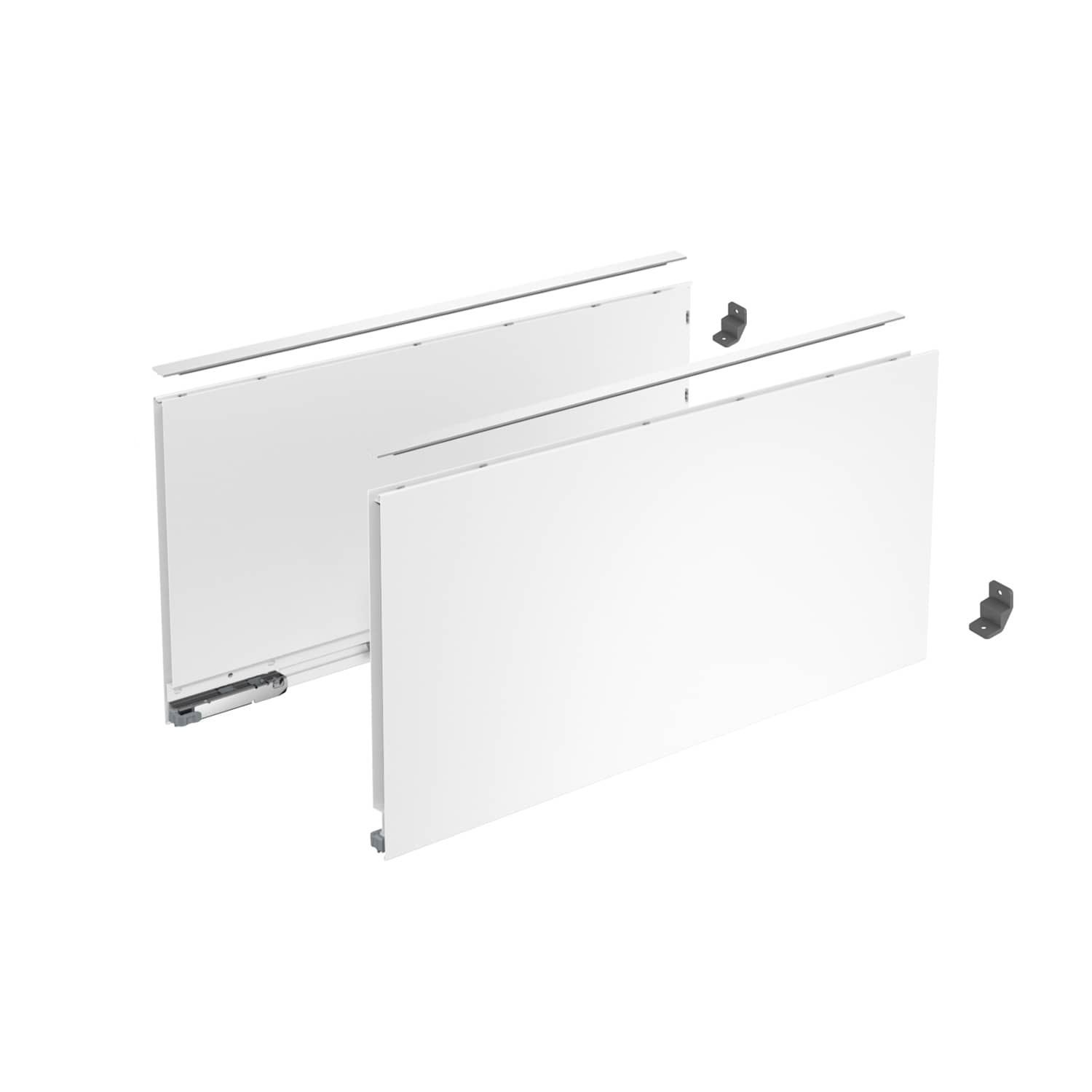HETTICH AvanTech YOU Set Zarge, Höhe 251 mm x NL 450 mm, weiß, links und rechts, 9353412
