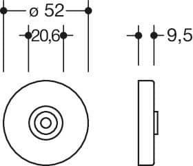 HEWI Befestigungsset BA20.1B, BA20.1B 99