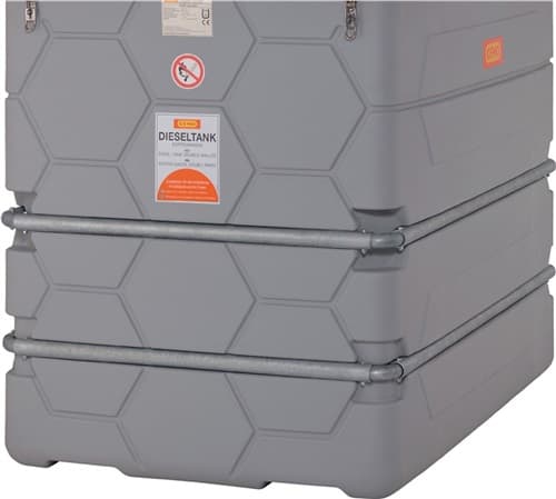 CEMO Dieseltankanlage Basic 1500l L1150xB1200xH1800mm m.Pumpe u.Zapfpistole