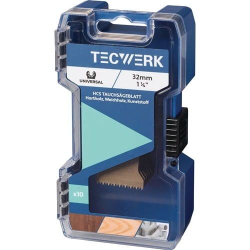 TECWERK Tauchsägeblätter B.32mm Eintauch-T.42mm 10 St.Univ.