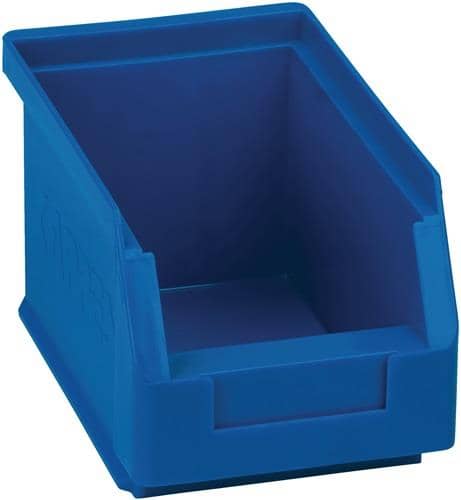 RASTERPLAN Sichtlagerkasten L230xB140xH130mm PE blau RASTERPLAN