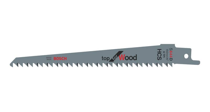 BOSCH Säbelsägeblatt S 644 D, Top for Wood, 100er-Pack