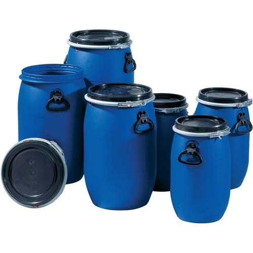 GRAF Weithalsfass 120l PE blau Einfüllöffnung-D.400mm GRAF