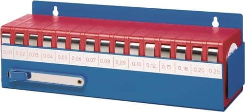 Fühlerlehrenband-Set Länge 5 m Breite 12,7 mm TECWERK