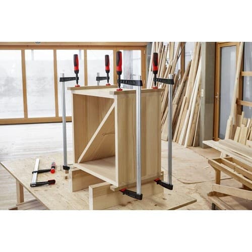 BESSEY Temperguss-Schraubzwinge TG-2K Spann-W.600mm A.175mm 2K-Griff 32x10mm BESSEY